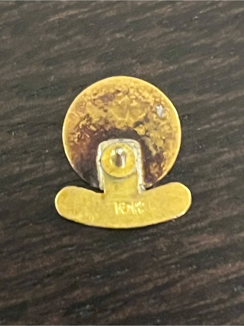 VINTAGE 10K Gold Serb National Federation 50 Years Lapel Pin Enamel Badge